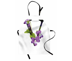 Viola Sororia Flower Apron