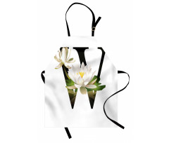 Water Lillies W Sign Apron