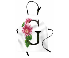 Gerbera Blossom G Font Apron