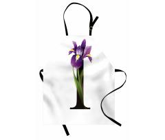 Iris Flowers Capital I Apron