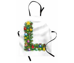 Pine Tree Majuscule L Apron