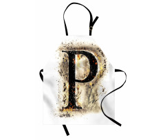 P Sign with Embers Apron