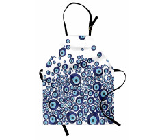 Blue Beads Luck Apron