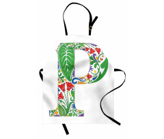 Abstract Color Palette Apron