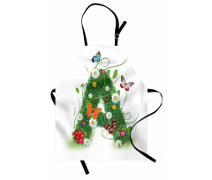 Green Leaves Apron