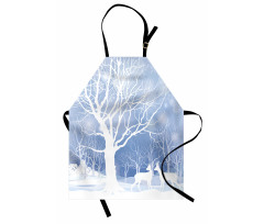 Abstract Winter Deer Apron