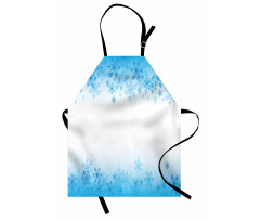 Abstract Snowflakes Cold Apron