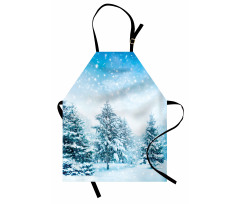 Fir Trees Mountainside Apron