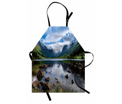 River Open Sky Norway Apron