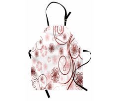 Flowers Bold Lines Apron