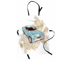 Classical Sports Car Retro Apron