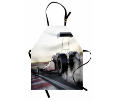 Dragster Racign down Track Apron