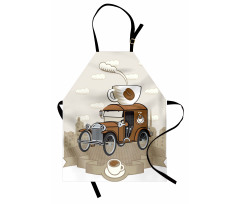 Old Fashioned Ride Coffee Apron