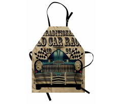 Traditional Old Race Car Apron