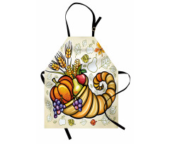 Cornucopia Theme Food Apron