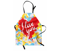 Brushstroke Message Apron