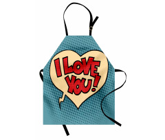 Pop Art Style Comic Apron