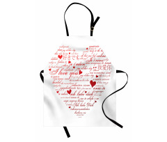 Love Words Universal Apron