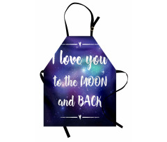 Outer Space Phrase Apron