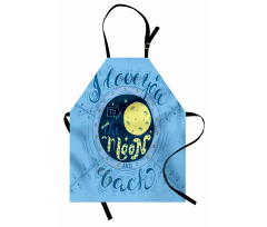 Astronomy Space Map Apron