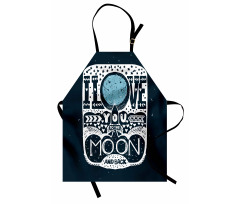 Space Galaxy Stars Apron