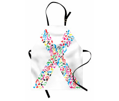 Vibrant ABC Musical X Apron