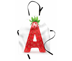 Fun Strawberry Theme Apron