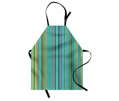 Retro Thin Stripes Apron