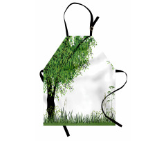 Tree Grass Summer Apron