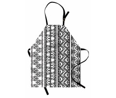 Swirls and Leaf Art Apron