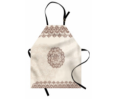 Geometrical Swirls Lines Apron