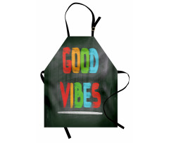 Blackboard Colorful Apron