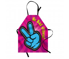 No Bad Vibes Vintage Apron