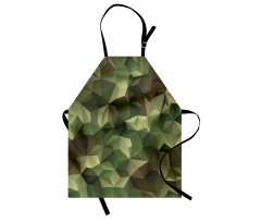 Geometric Fractal Camo Apron