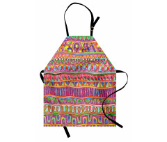 Watercolor Motif Apron