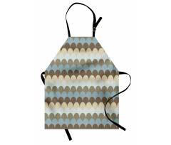 Half Circle Waves Apron