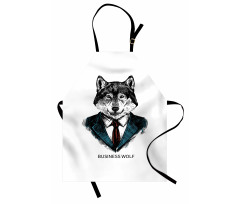 Business Animal in Suit Apron