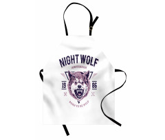 Roaring and Angry Animal Apron