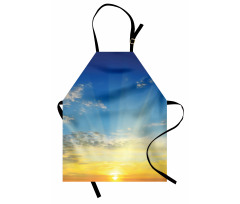 Sun Rays Above Horizon Apron