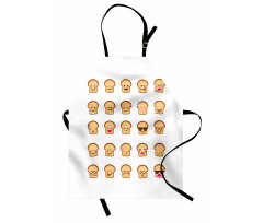 Different Emotions Bread Apron