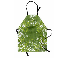Abstract Floral Nature Apron