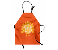 Poultry Silhouette Fall Apron
