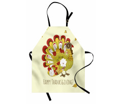 Floral Arrangement Bird Apron