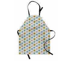 Doodle Hipster Dotted Apron