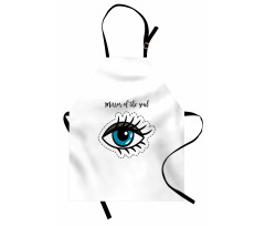 Mirror of Soul Words Apron