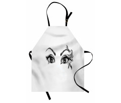Feather Butterfly Woman Apron