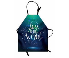 Calligraphy Joy to World Apron