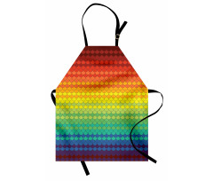 Colorful Rainbow Scale Apron