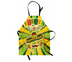 Maracas and Mustache Apron