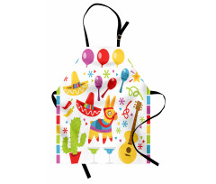 Party Pattern Cactus Apron